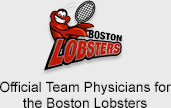 Official Team Physicians for the Boston Lobsters
